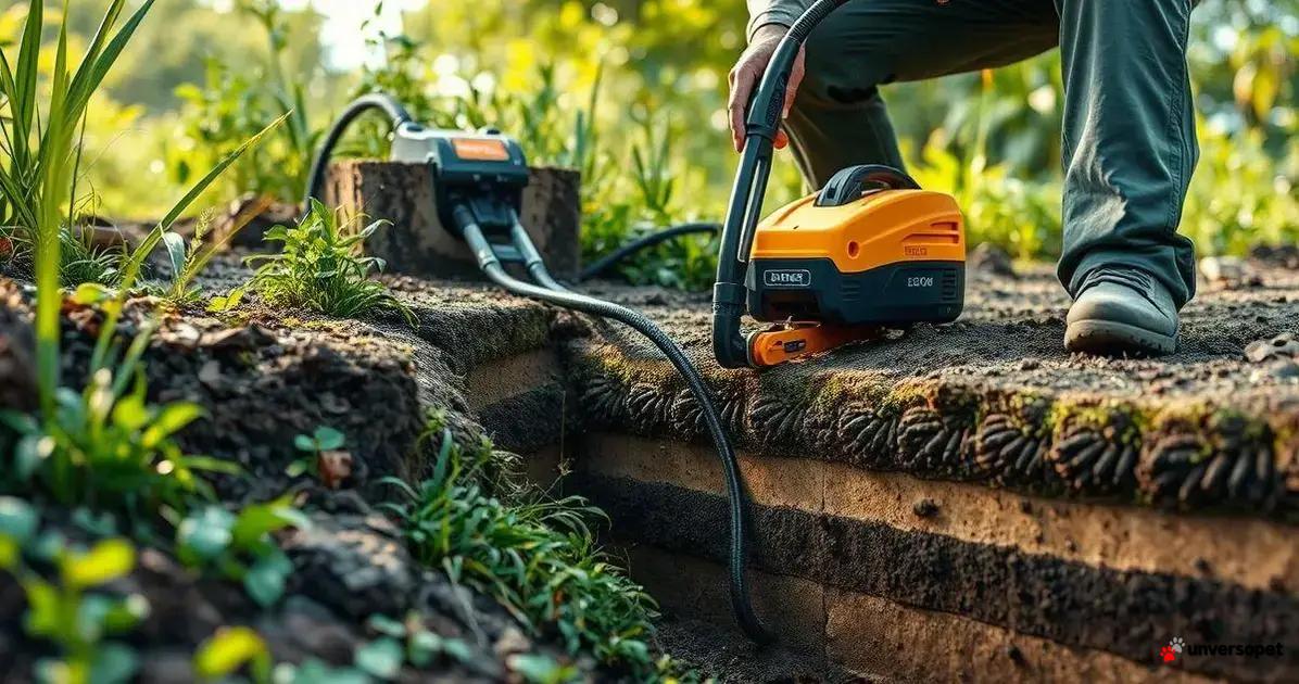 Vantagens da escavação rápida para controle de pragas
